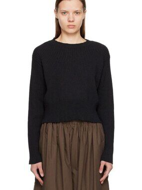 Cordera Rib Sweater in Black O/S